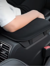 Universal Car Armrest Pad – Center Console Riser Cushion (Black, 1pc)